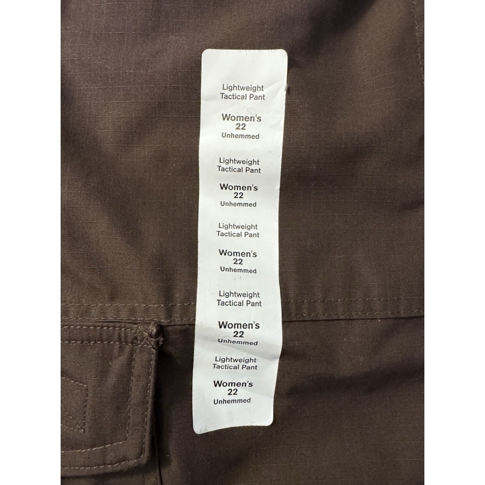 PROPPER Women's Lightweight Tactical Pants Size 22 Brown Polyester Blend NWT - Picture 13 of 16